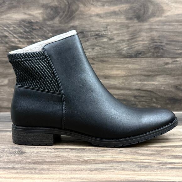 NIB Eurosoft by Sofft 9M Winsley Black Comfort Ankle Boots Booties - Picture 4 of 9
